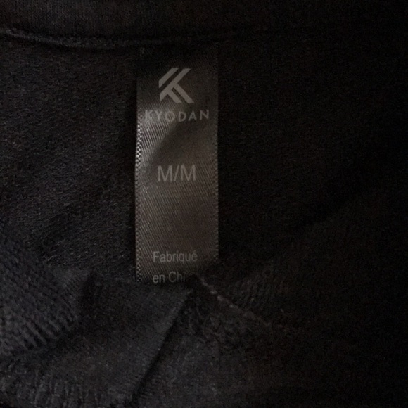 Kyoden never worn sweatshirt black split back size medium - Picture 3 of 3